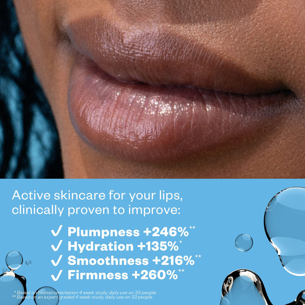 Kosas Lipfuel Hyaluronic Active Sport Lip Balm - Hydrates, Energizes and Protects - Natural Lip Treatment and Care (Baseline) - TrustMedUSA