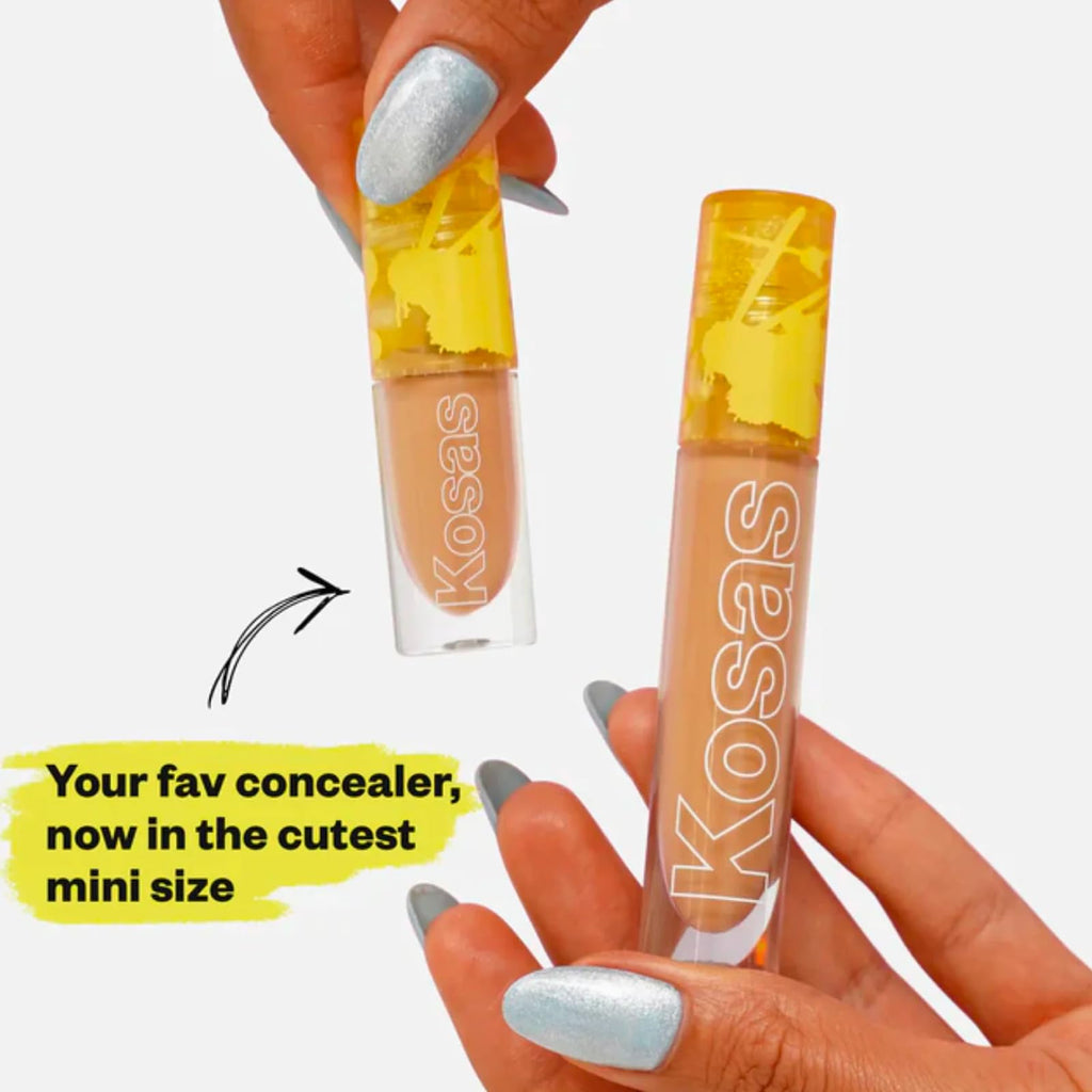 Kosas Mini Revealer Concealer - Medium Coverage Makeup, Conceals Dark Circles Under the Eyes, Dark Spots and Blemishes (Tone 1.5) - TrustMedUSA