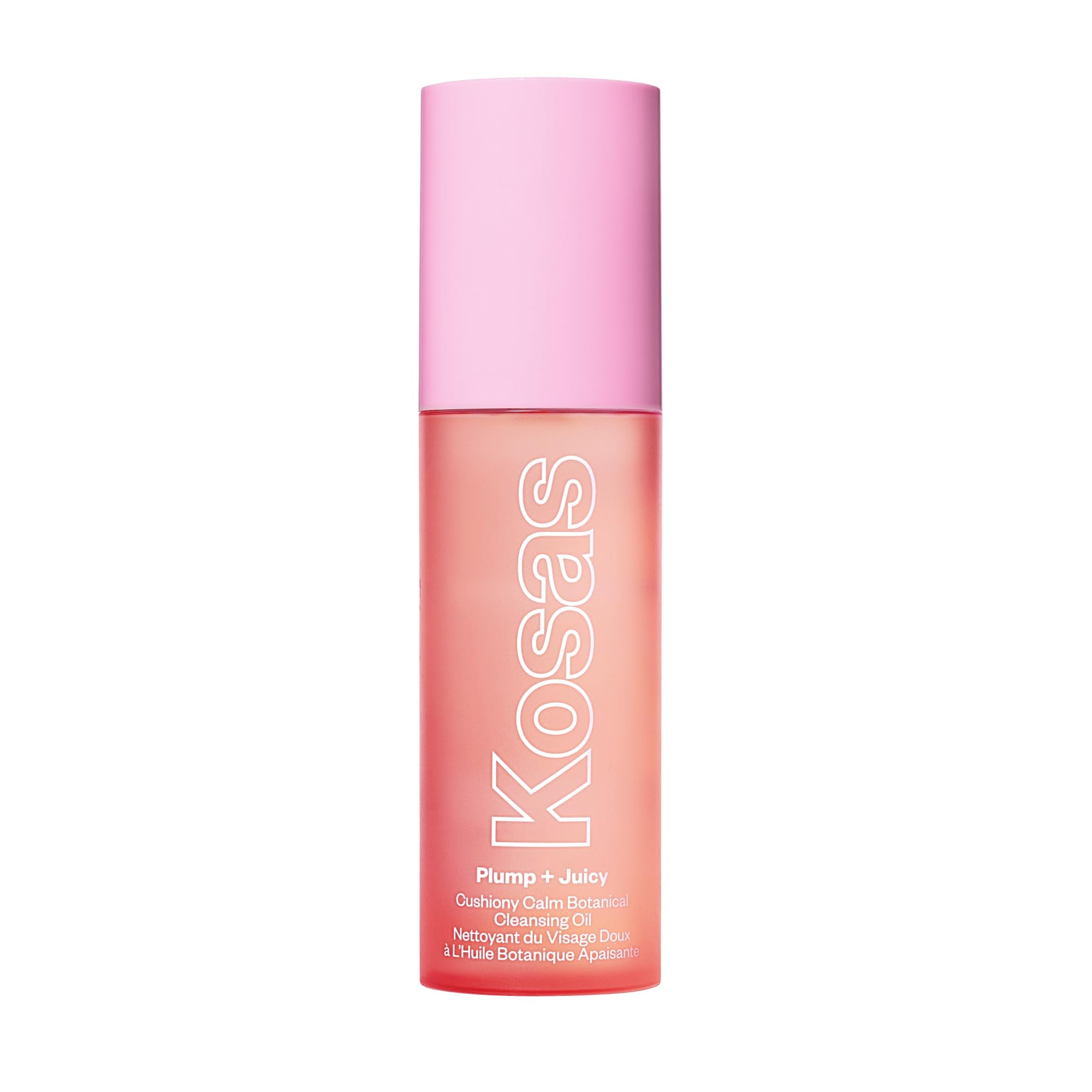 Kosas Plump + Juicy Cushiony Calm Botanical Cleansing Oil – Hydrating Makeup Remover for Sensitive Skin, Non-Greasy Oil Cleanser with Ceramides & Squalane for Soft, Soothed Skin - Maple Wellness Supplements