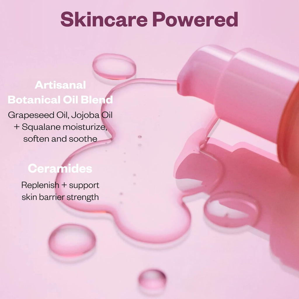 Kosas Plump + Juicy Cushiony Calm Botanical Cleansing Oil – Hydrating Makeup Remover for Sensitive Skin, Non-Greasy Oil Cleanser with Ceramides & Squalane for Soft, Soothed Skin - TrustMedUSA