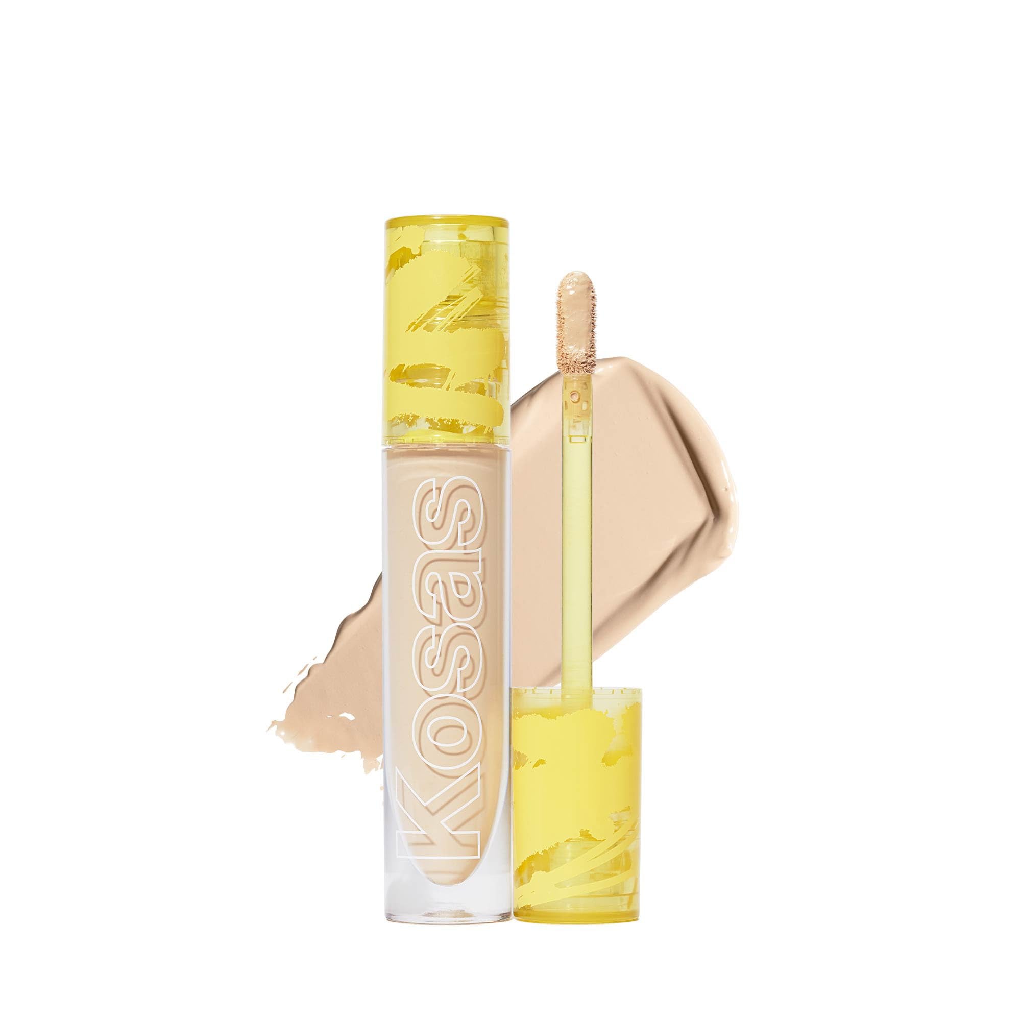 Kosas Revealer Concealer – Medium Coverage Hydrating Under Eye & Face Concealer with Hyaluronic Acid, Tone 04 N - TrustMedUSA