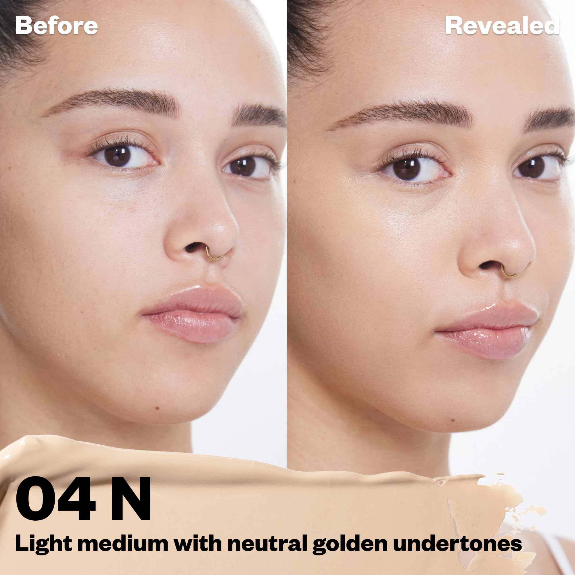 Kosas Revealer Concealer – Medium Coverage Hydrating Under Eye & Face Concealer with Hyaluronic Acid, Tone 04 N - TrustMedUSA