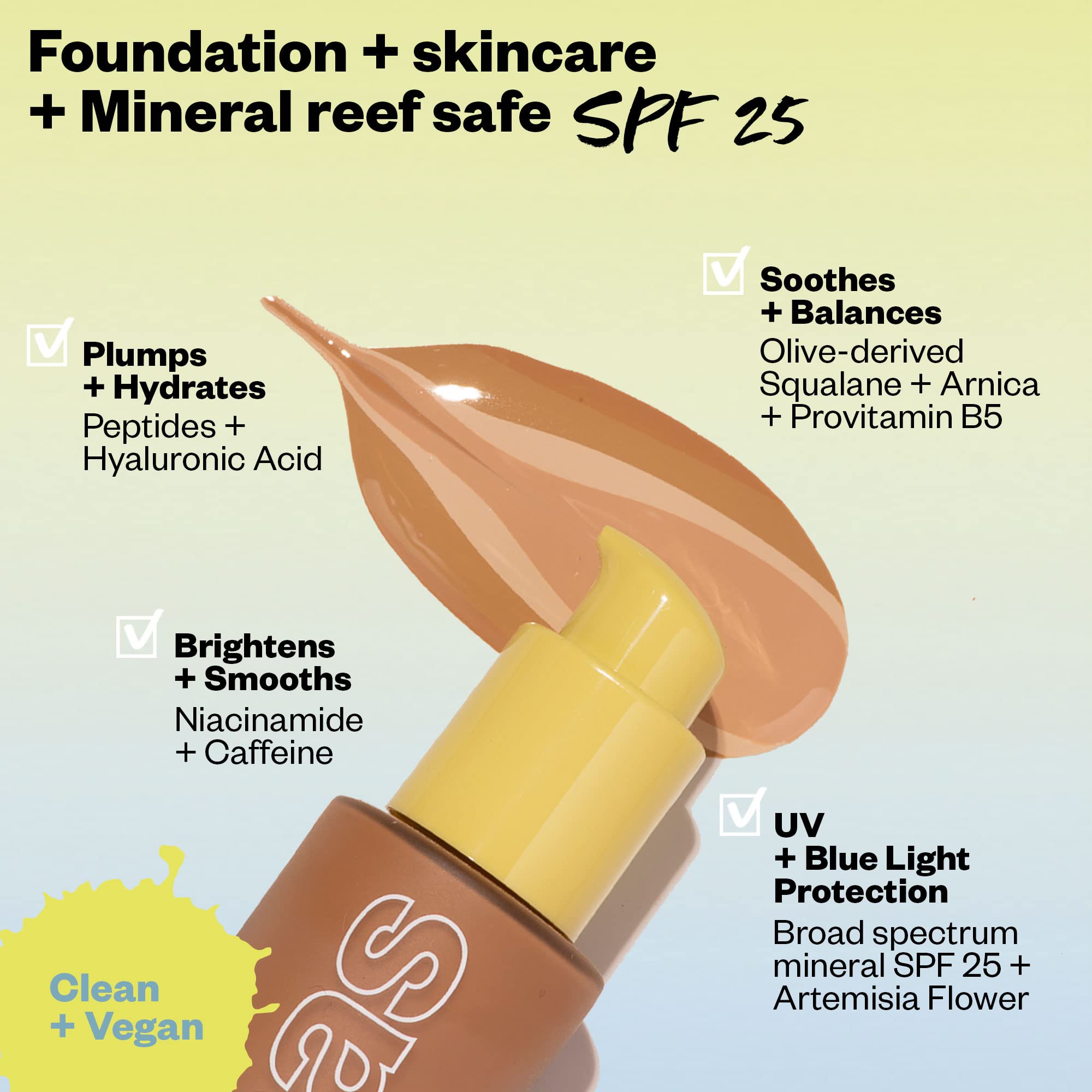 Kosas Revealer Liquid Foundation SPF 25 – Medium Buildable Coverage, Hydrating Natural Glow Finish, Medium Neutral 220 - TrustMedUSA