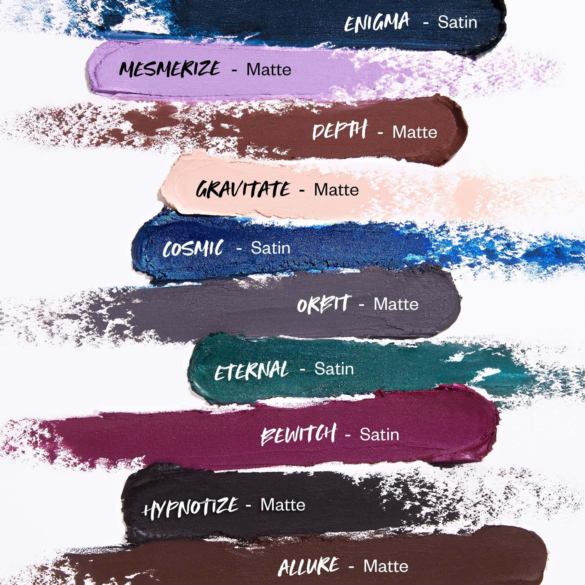 Kosas Soulgazer Gel Eyeliner (Enigma) - Waterproof, Smudge-Proof Pen with Hyaluronic Acid - Retractable Eyeliner Pencil with Sharpener & Smudger, Long-Lasting - Blackened Blue Satin - TrustMedUSA