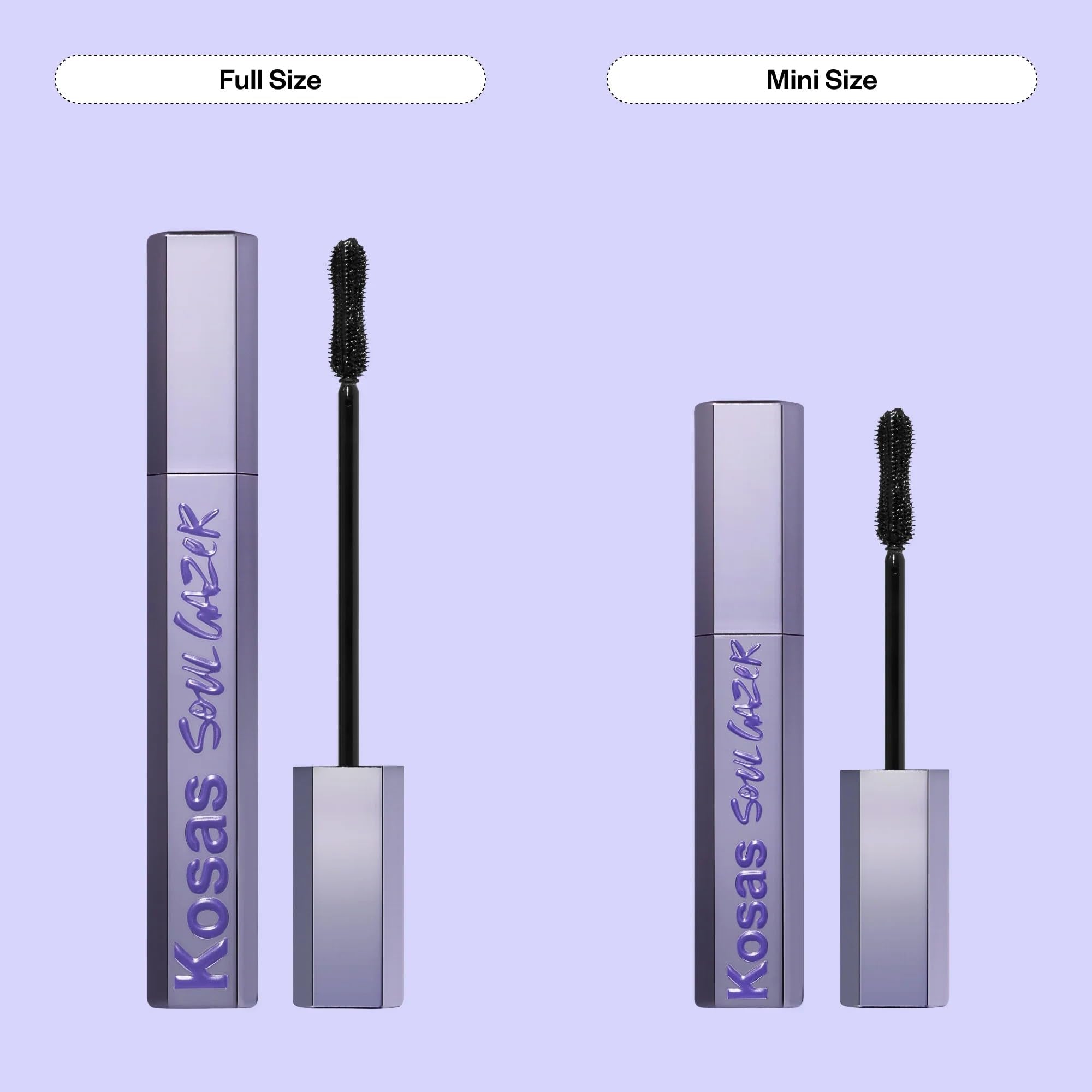 Kosas Soulgazer Lengthening + Lifting Peptide Mascara – Smudge-Proof, Clump-Free Mascara + Lash Serum 2-in-1 for Long, Defined Lashes – Curvilinear Molded Brush, Vegan, Sensitive-Eye Safe - TrustMedUSA