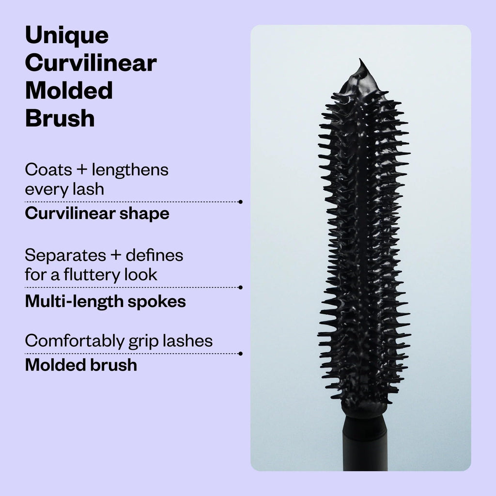 Kosas Soulgazer Lengthening + Lifting Peptide Mascara – Smudge-Proof, Clump-Free Mascara + Lash Serum 2-in-1 for Long, Defined Lashes – Curvilinear Molded Brush, Vegan, Sensitive-Eye Safe - TrustMedUSA