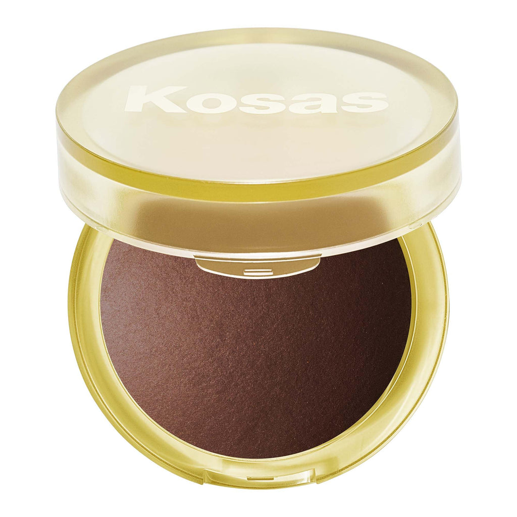 Kosas Sun Show Glowy Warmth Baked Bronzer - Contouring Powder for Cheekbones, Nose & Jawline - Enriched with Concentrated Fatty Acids - Talc-Free, Vegan & Hypoallergenic - Tropic - Maple Wellness Supplements