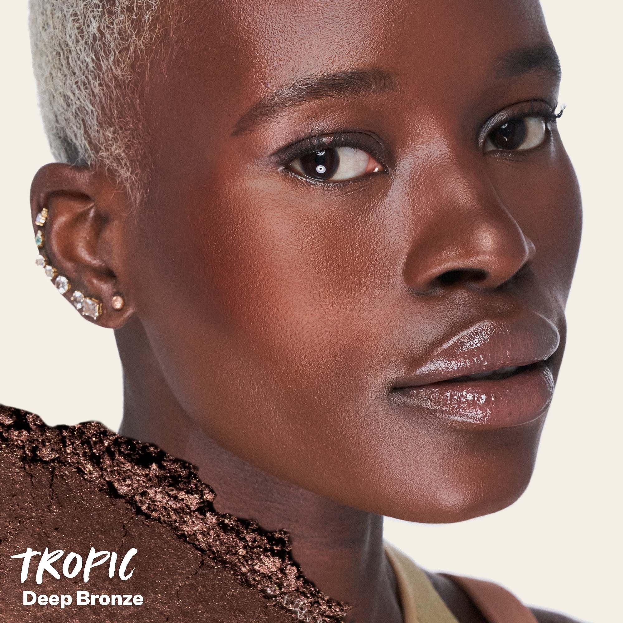 Kosas Sun Show Glowy Warmth Baked Bronzer - Contouring Powder for Cheekbones, Nose & Jawline - Enriched with Concentrated Fatty Acids - Talc-Free, Vegan & Hypoallergenic - Tropic - Maple Wellness Supplements