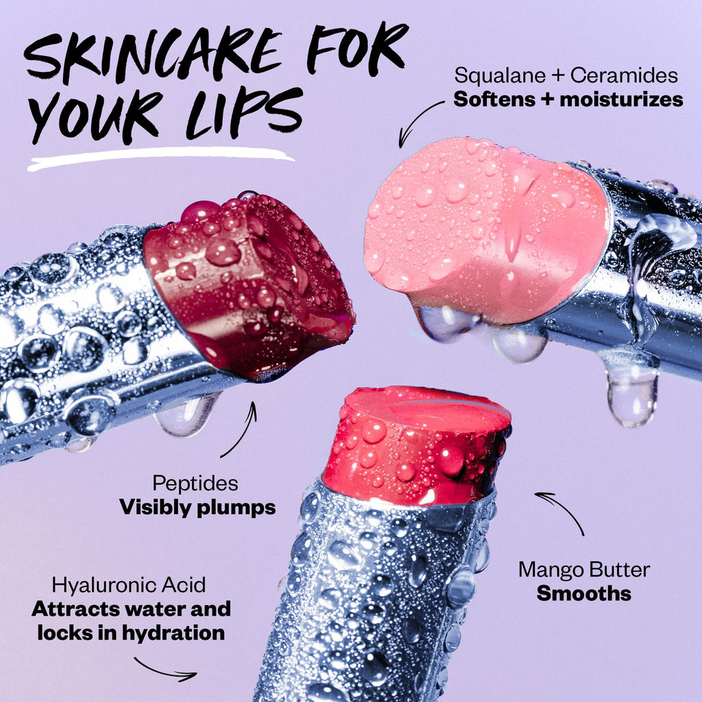Kosas Wet Stick Moisturizing Shiny Sheer Lipstick with Ceramides, Hyaluronic acid, Peptides and Mango Butter - Soothes, Softens, and Moisturizes Lips – Malibu - TrustMedUSA