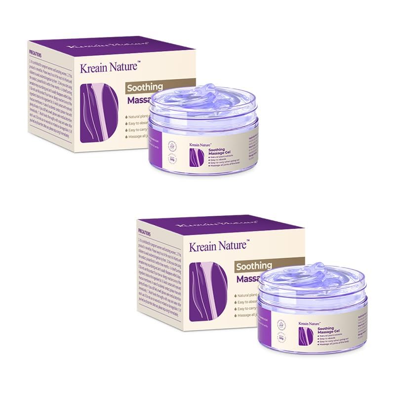Kreain Nature 2 PCS Joint Gel Purple Soothing Massage Gel Soothes Knees, Lumbar, Neck, Back, Shoulders, Hands, and Feet, 1.76 oz - TrustMedUSA