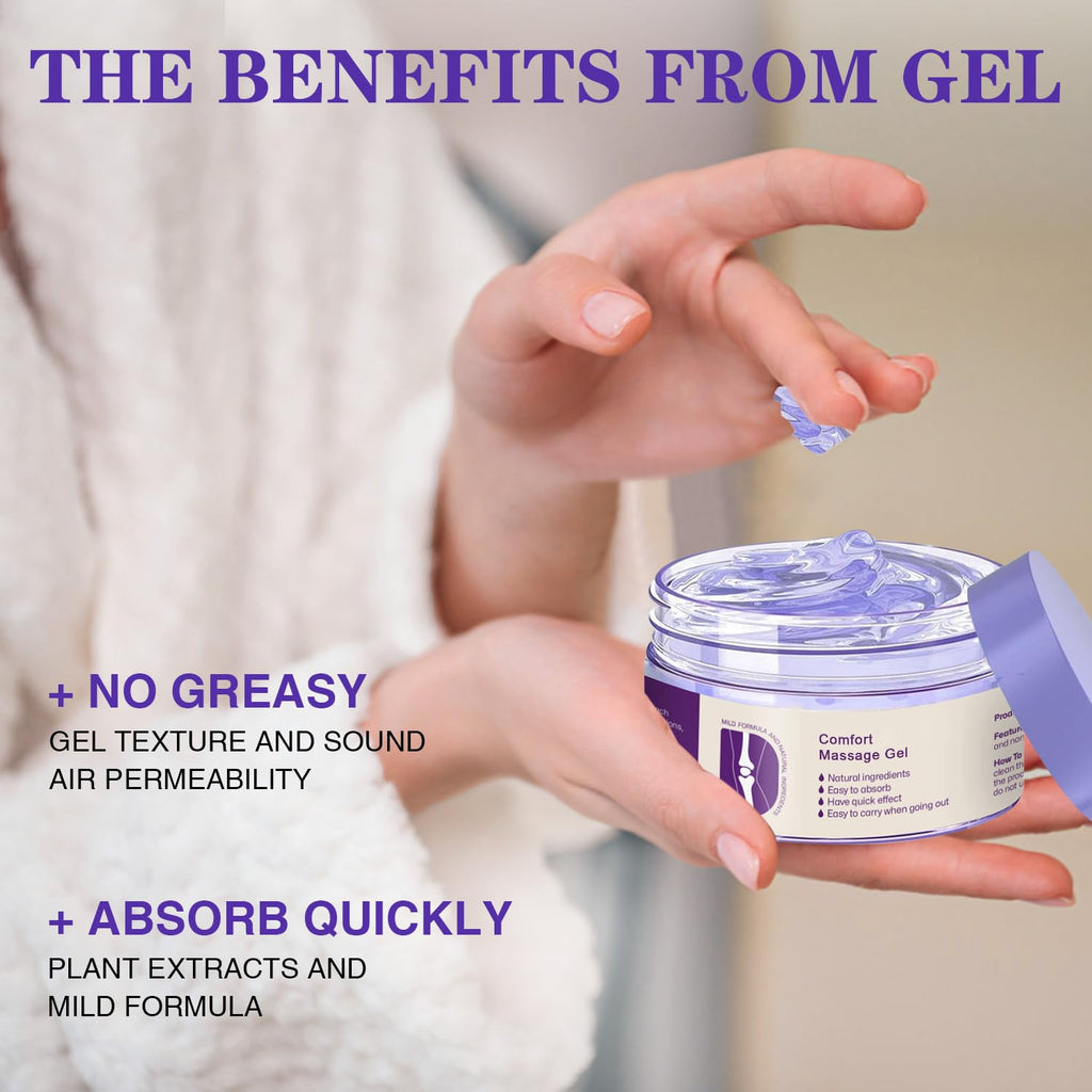 Kresin Joint Comfort Gel, Kresin Joint Comfort Purple Gel, for Neck, Back, Knees, Lumbar, and Feet, Absorb Quickly, 1PC, Purple - TrustMedUSA