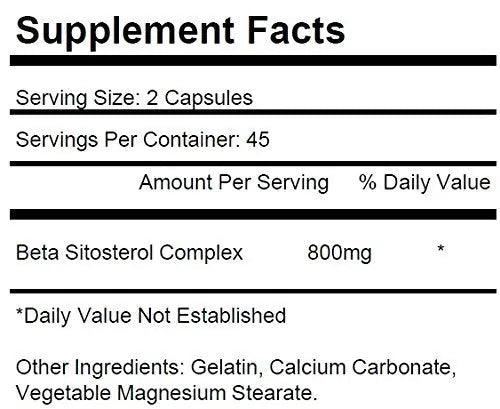KRK SUPPLEMENTS Bundle Combo for 3 Total Bottles of Beta Sitosterol 800mg - TrustMedUSA