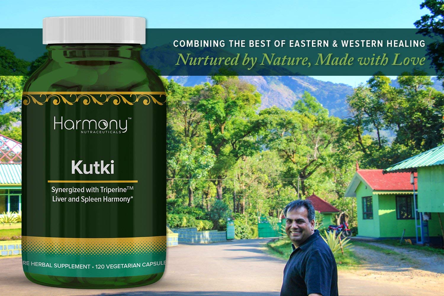 Kutki Supreme - Harmony Nutraceuticals Ayurvedic Medicine for Healthy Skin, Immune and Respiratory Systems - 120 Vegan Organic Capsules - TrustMedUSA