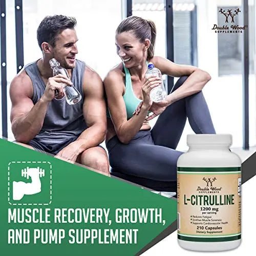 L Citrulline Capsules 1,200mg Per Serving, 210 Count (L-Citrulline Increases Levels - TrustMedUSA