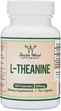 L-Theanine Supplement 200mg, 120 Capsules (Soy Free, Gluten Free, Non-GMO - TrustMedUSA