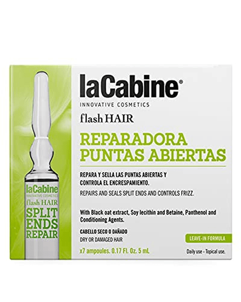 La Cabine Flash Hair Repair Split Ends Controls Frizz Ampoules 7x 5ml/0.17 fl oz - Maple Wellness Supplements