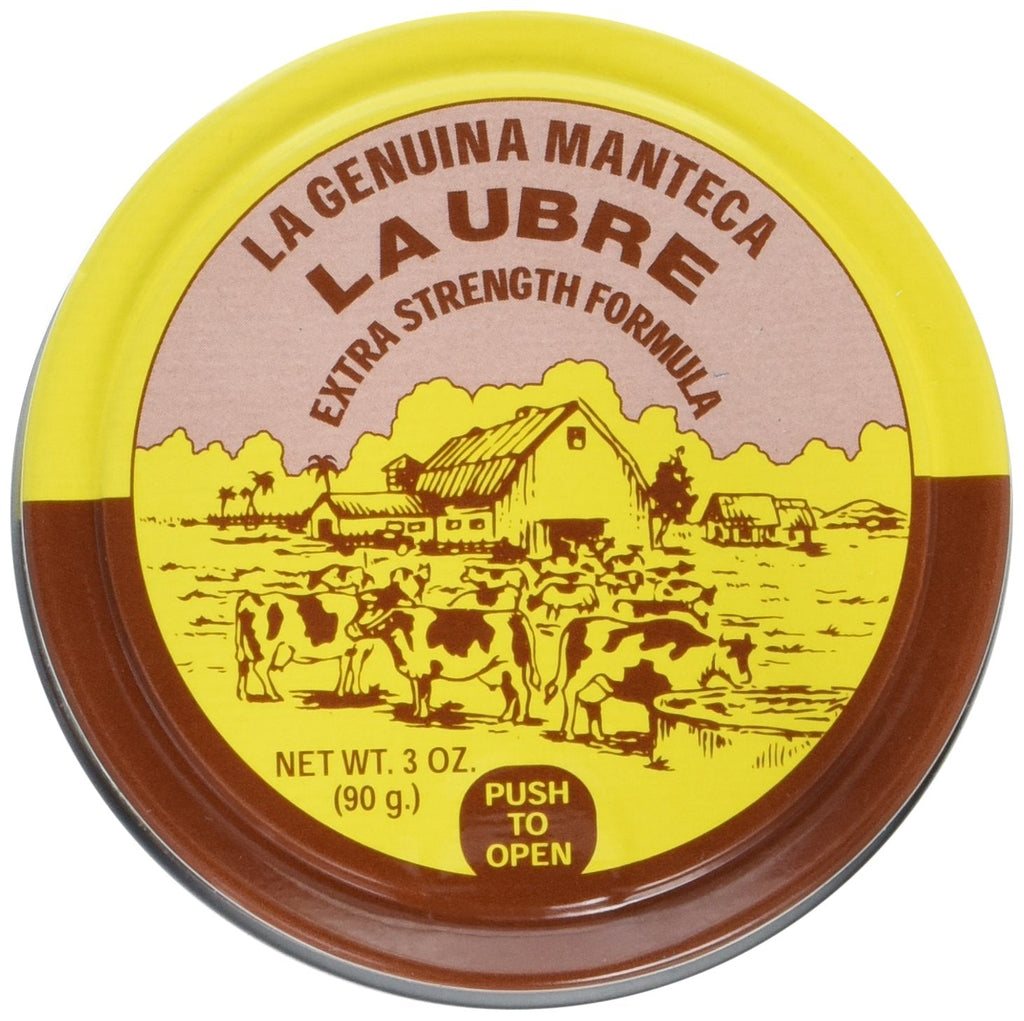 La Genuina Manteca Ubre Tin/Lata 3 Oz. (90g.) Extra Strength Formula - TrustMedUSA