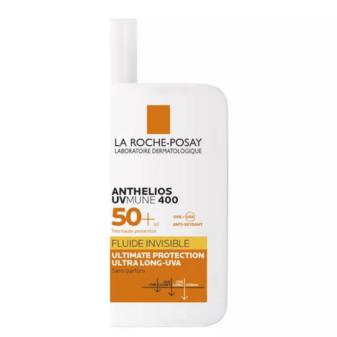LA ROCHE POSAY Anthelios UVMune invisible fragrance free sunscreen fluid SPF 50+ - TrustMedUSA