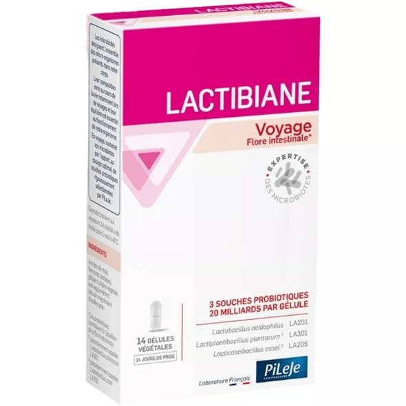 Lactibiane Voyage Pileje Confort Digestif 14 capsules - TrustMedUSA