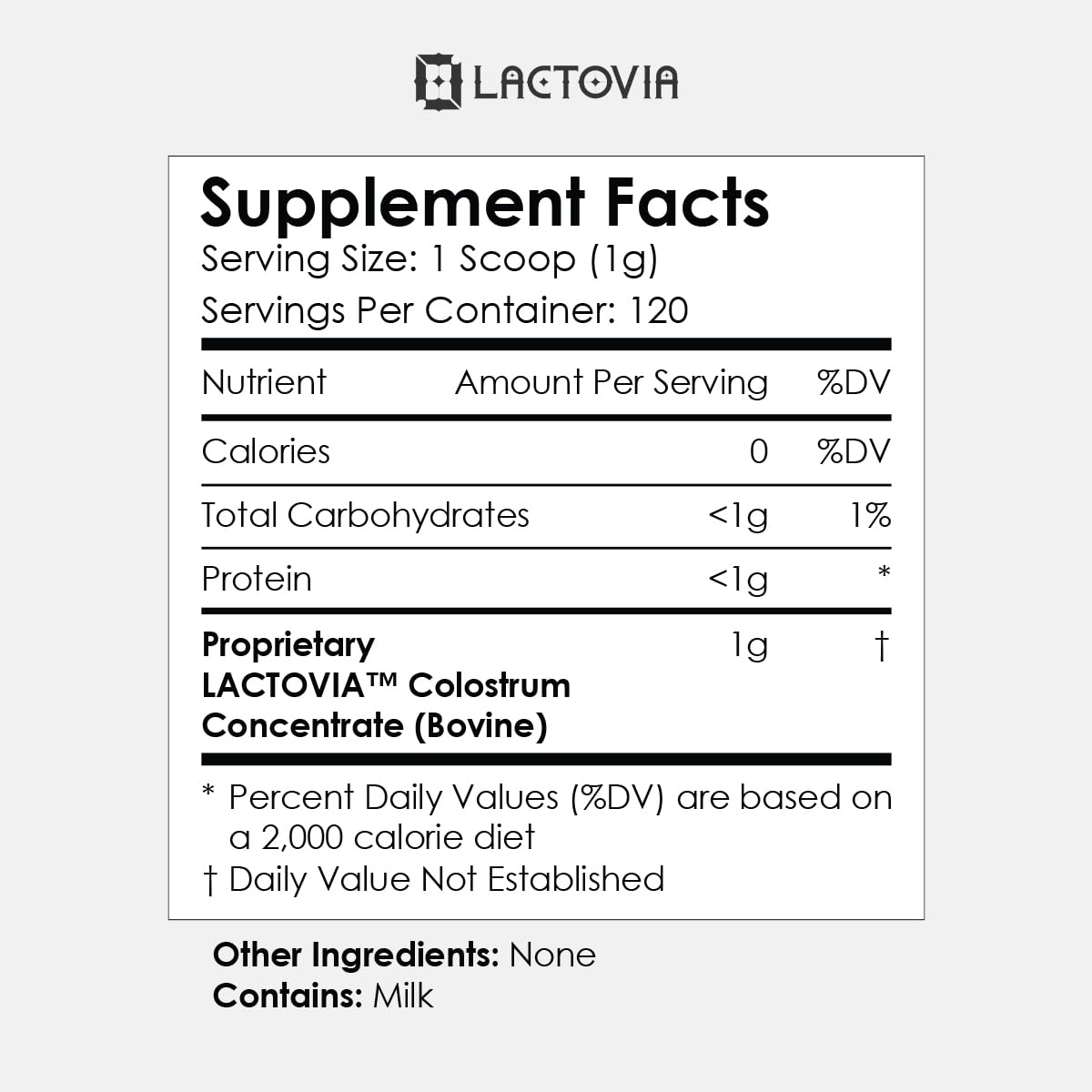 LACTOVIA Bovine Colostrum Powder | Grass-Fed Organic Colostrum Supplement | Gut & Immune Health Support | Raw, Unflavored | Keto, Gluten & Fat-Free | for Women & Men - TrustMedUSA