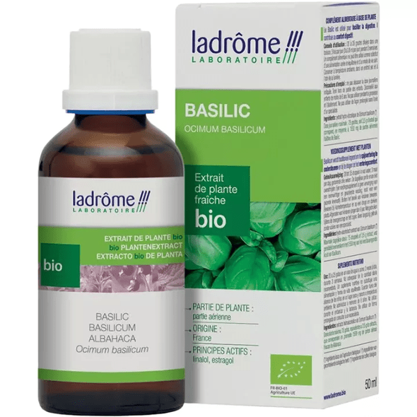 Ladrôme Extraits de Plante Fraîche Bio Basilic 50 ml - TrustMedUSA