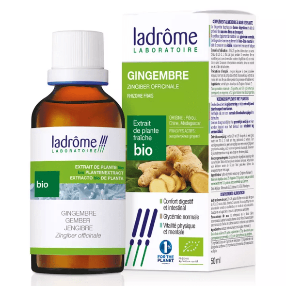 Ladrôme Extraits de Plante Fraîche Bio Ginger 50 ml - TrustMedUSA