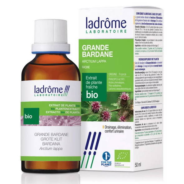 Ladrôme Extraits de Plante Fraîche Bio Grande Bardane 50 ml - TrustMedUSA