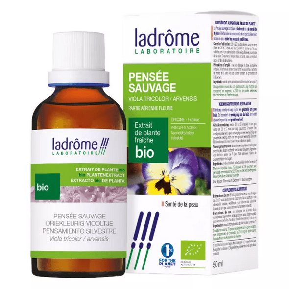 Ladrôme Extraits de Plante Fraîche Bio Pensée Sauvage 50 ml - TrustMedUSA
