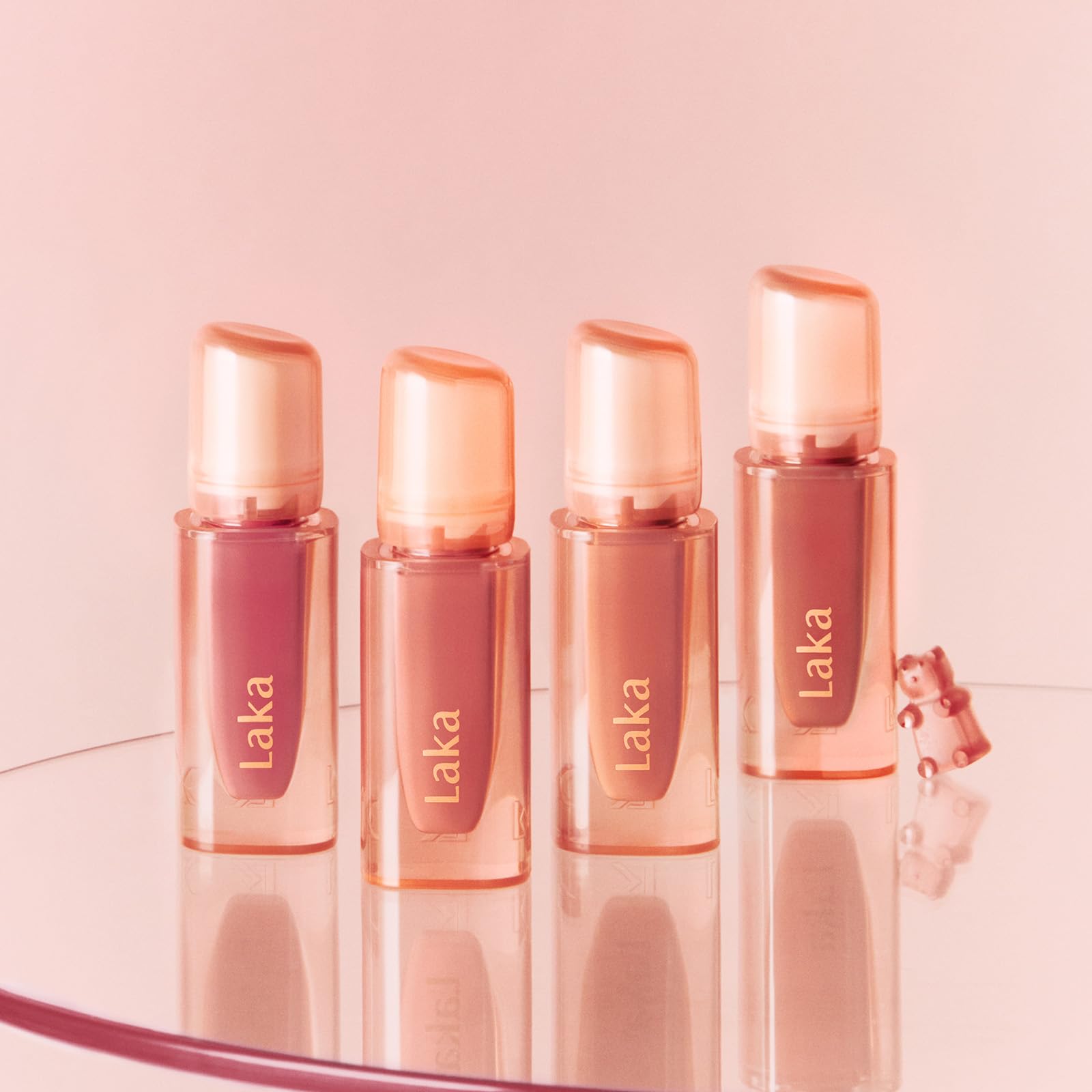 Laka Jelling Nude Gloss, 4.5g/0.15oz, Sheer Hydrating Lip Oil with No Stain, Non-Sticky, Nourishing Gloss for a Glowy Look, K-Beauty (306 Angelring) - TrustMedUSA