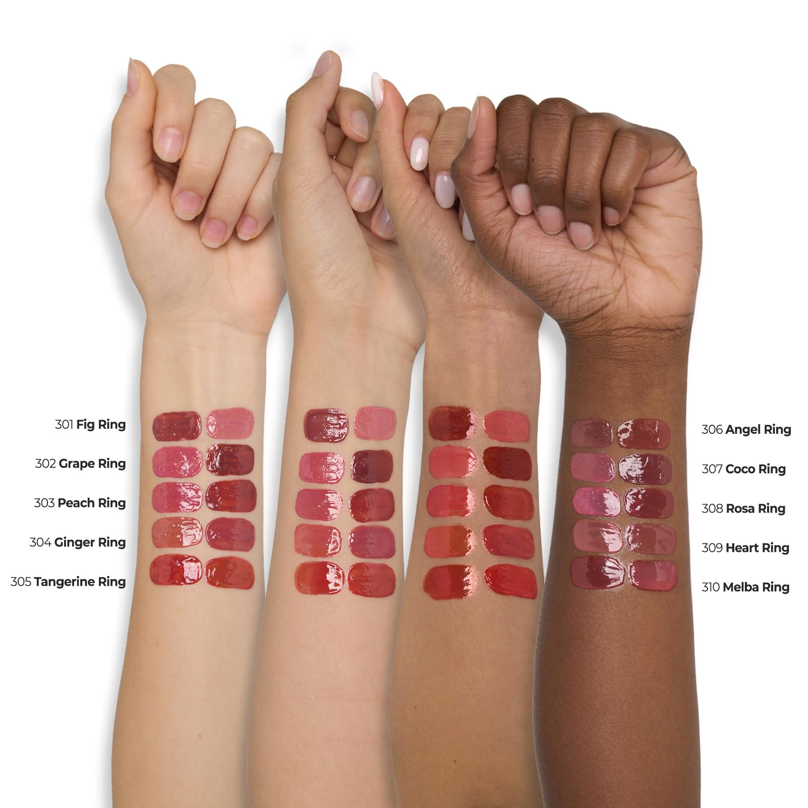 Laka Jelling Nude Gloss, 4.5g/0.15oz, Sheer Hydrating Lip Oil with No Stain, Non-Sticky, Nourishing Gloss for a Glowy Look, K-Beauty (306 Angelring) - TrustMedUSA