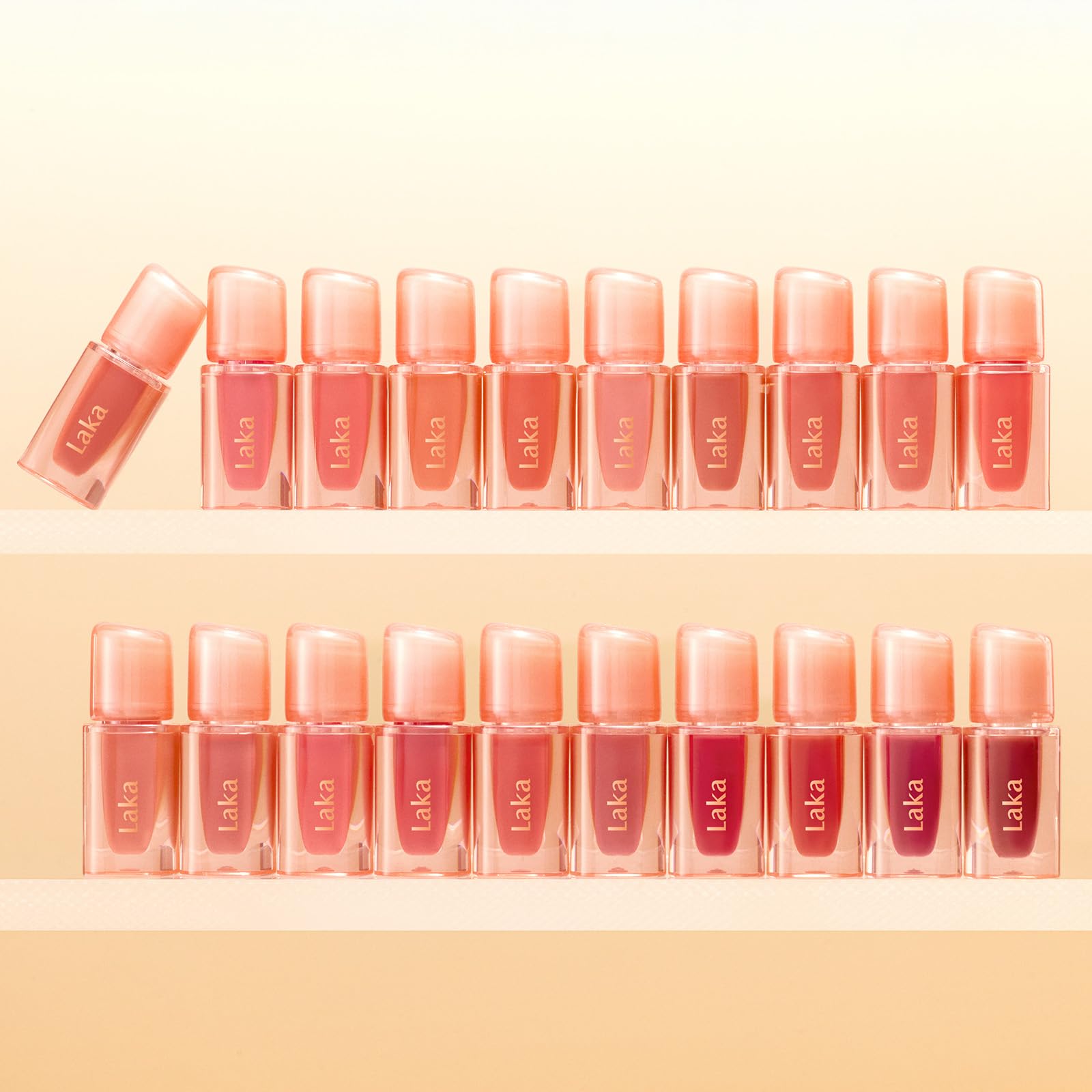 Laka Jelling Nude Gloss, Sheer Hydrating Lip Oil with No Stain, Non-Sticky, Nourishing Gloss for a Glowy Look, K-Beauty (301 Figring, 1.9g/0.07oz) - TrustMedUSA