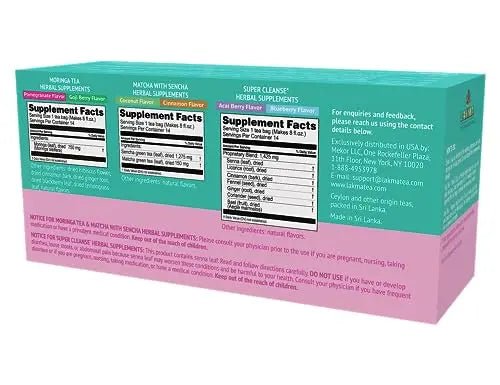Lakma 14 Day Cleanse Kit Green Tea - 42 Tea Bags - TrustMedUSA