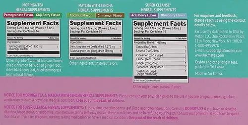 Lakma 14 Day Cleanse Kit Green Tea - 42 Tea Bags - TrustMedUSA