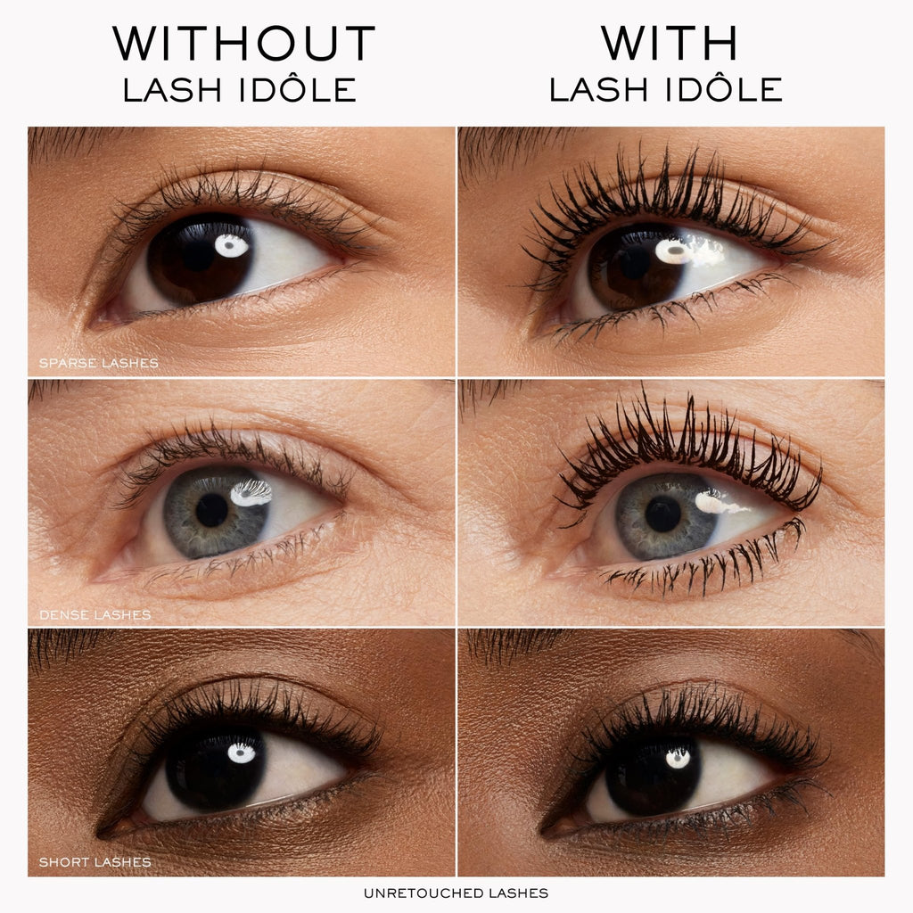 Lancôme Lash Idôle Lash-Lifting & Volumizing Mascara - Black Mascara for Instant Volume, Length & Lift - Smudge Proof & Up To 24H Wear - Black - TrustMedUSA