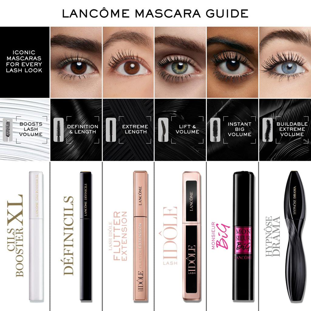 Lancôme Lash Idôle Lash-Lifting & Volumizing Mascara - Black Mascara for Instant Volume, Length & Lift - Smudge Proof & Up To 24H Wear - Black - TrustMedUSA