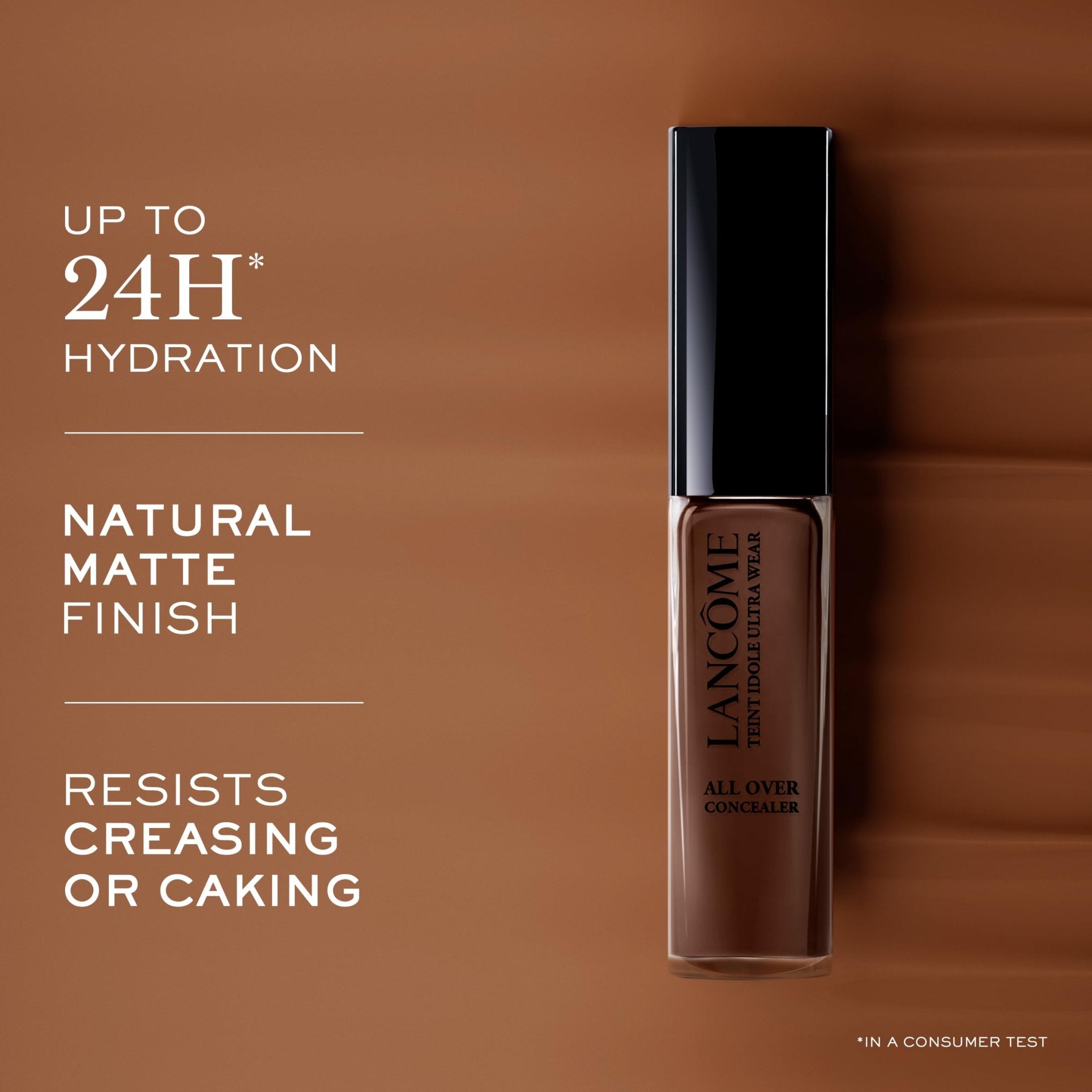 Lancôme Teint Idole Ultra Wear All Over Full Coverage Concealer - Natural Matte Finish & Lightweight Under Eye Concealer - Up To 24H Wear - 215 Buff Neutral - TrustMedUSA