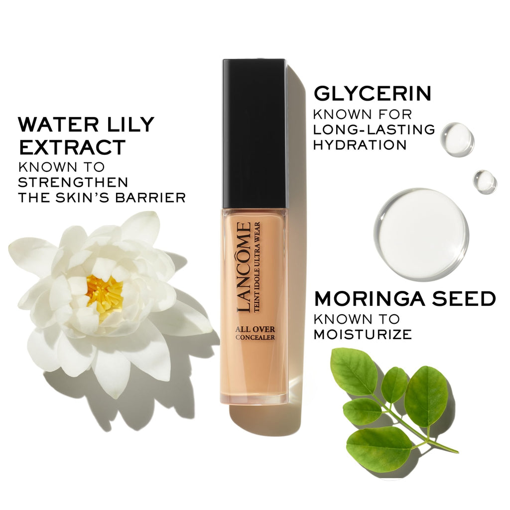 Lancôme Teint Idole Ultra Wear All Over Full Coverage Concealer - Natural Matte Finish & Lightweight Under Eye Concealer - Up To 24H Wear - 215 Buff Neutral - TrustMedUSA