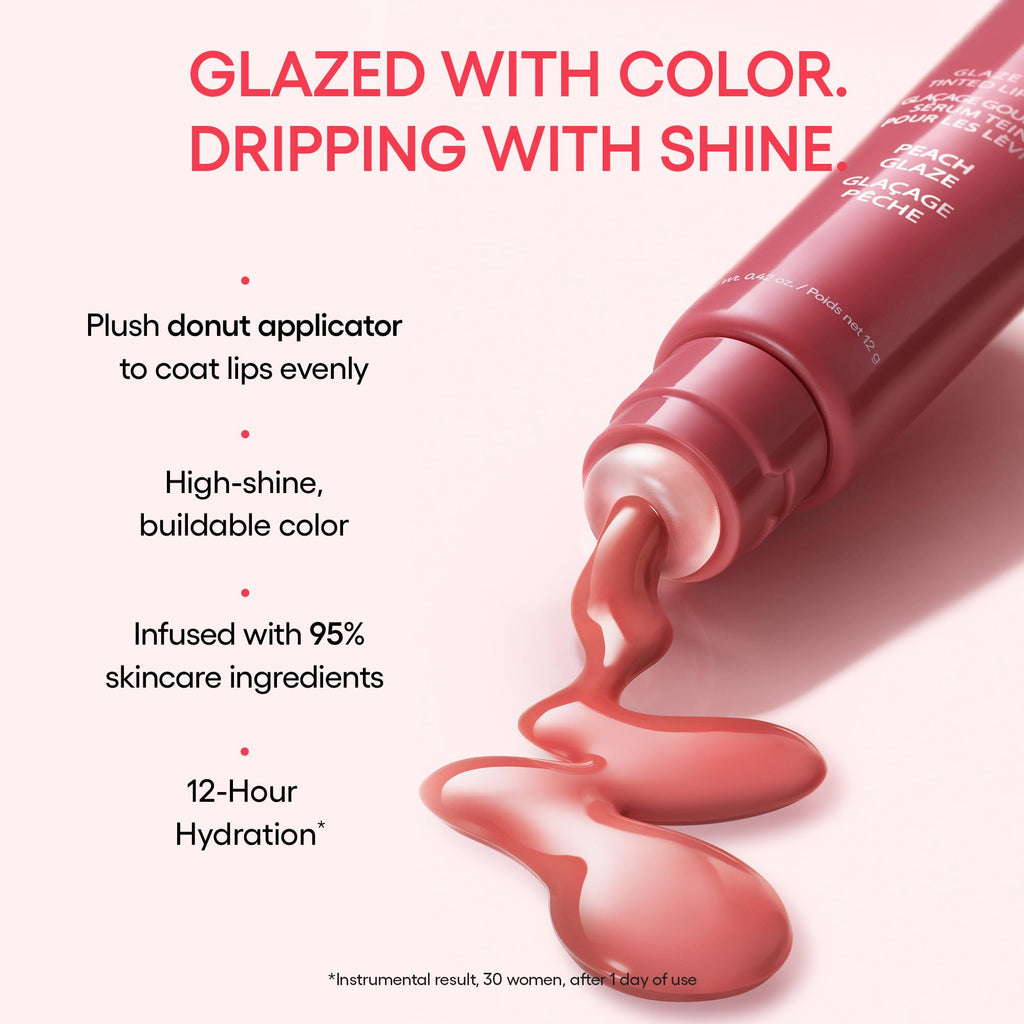 LANEIGE Glaze Craze Tinted Lip Serum, Raspberry Jam: Hydrating Lip Serum for Glossy, Nourished Lips with Plumping Polypeptides - TrustMedUSA