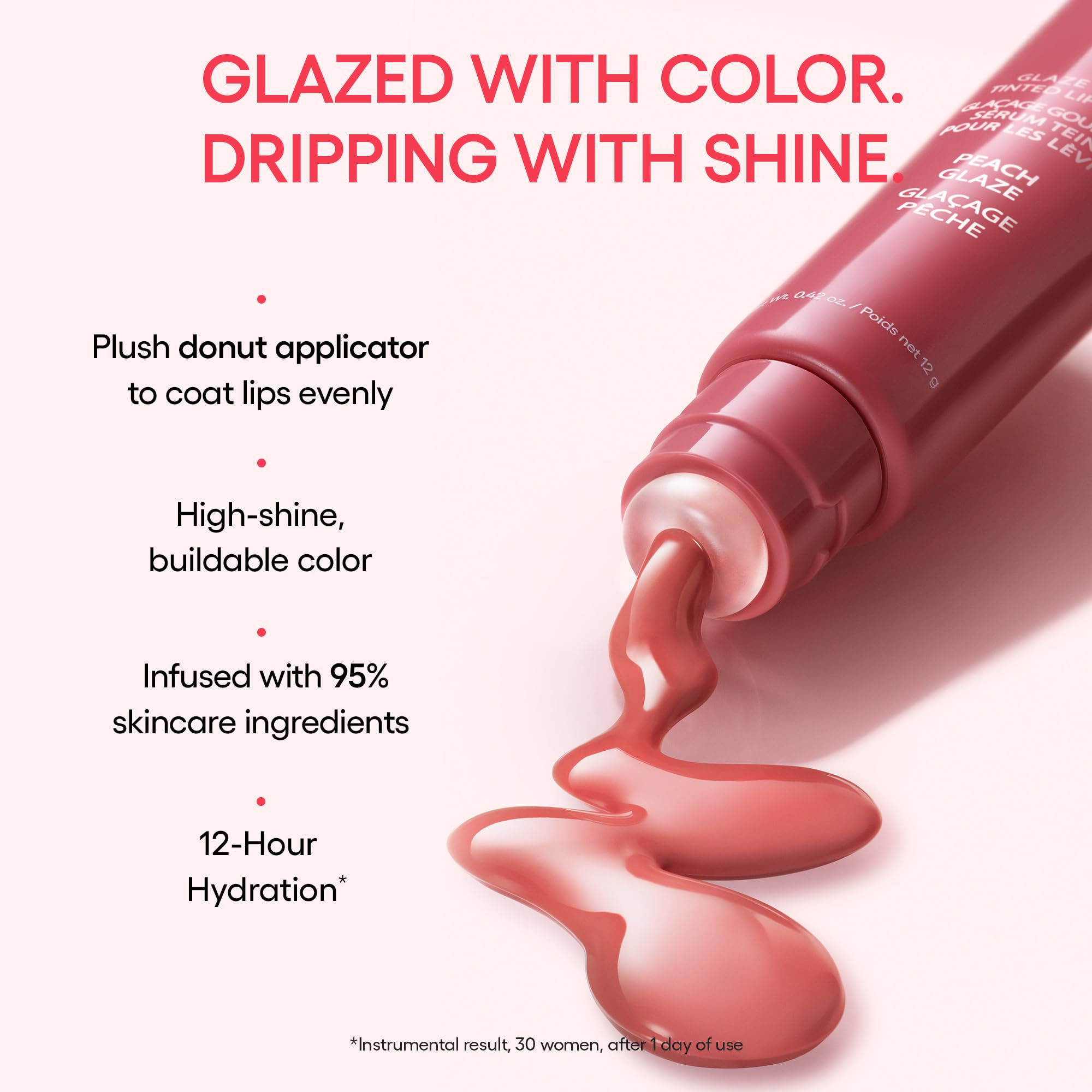 LANEIGE Glaze Craze Tinted Lip Serum, Raspberry Jam: Hydrating Lip Serum for Glossy, Nourished Lips with Plumping Polypeptides - TrustMedUSA