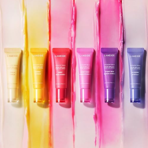 LANEIGE Lip Glowy Balm, Berry: Sheer Tinted Lip Moisturizer with Shea Butter, for Hydrating Shine & Soft Lips - TrustMedUSA