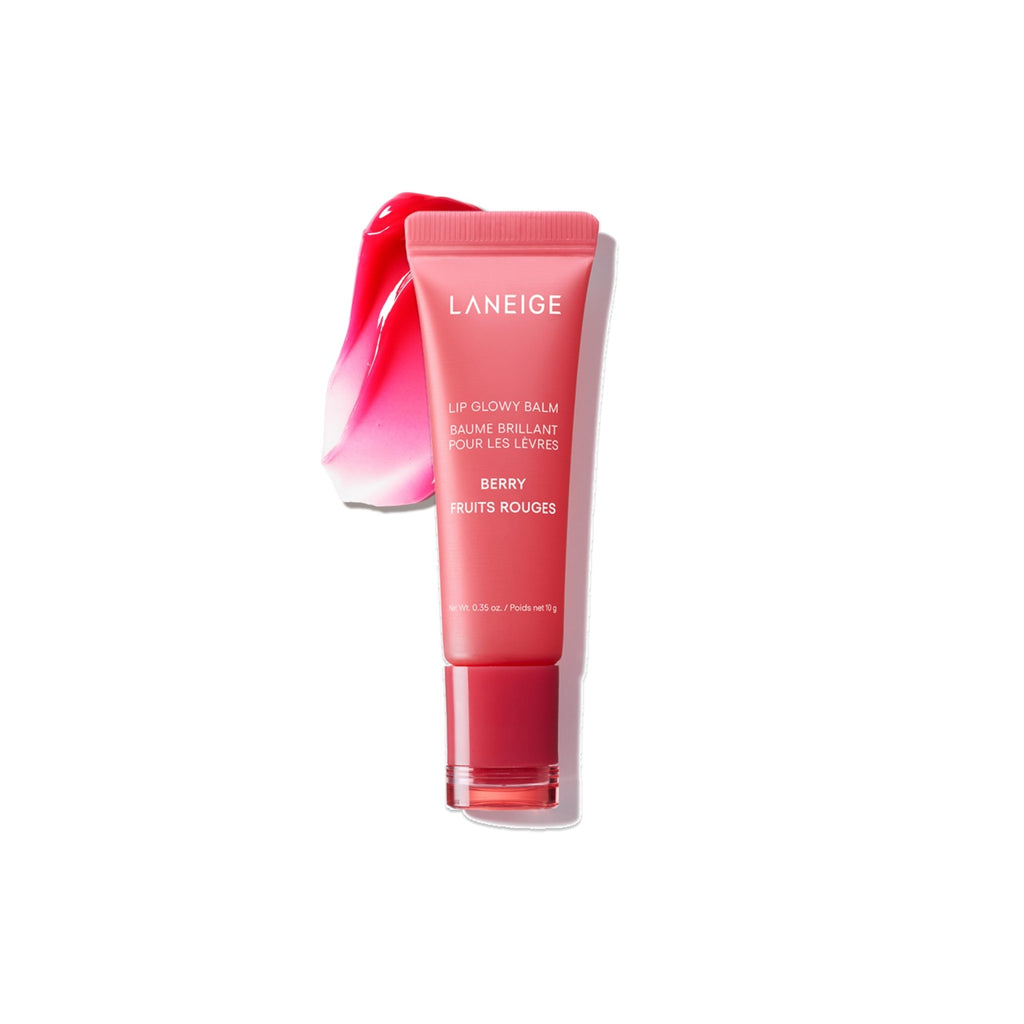 LANEIGE Lip Glowy Balm, Berry: Sheer Tinted Lip Moisturizer with Shea Butter, for Hydrating Shine & Soft Lips - TrustMedUSA