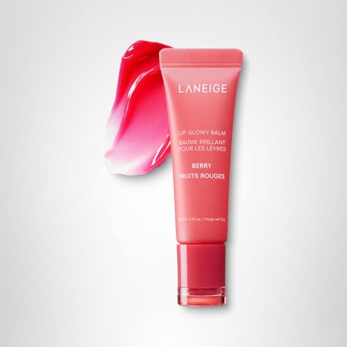 LANEIGE Lip Glowy Balm, Berry: Sheer Tinted Lip Moisturizer with Shea Butter, for Hydrating Shine & Soft Lips - TrustMedUSA