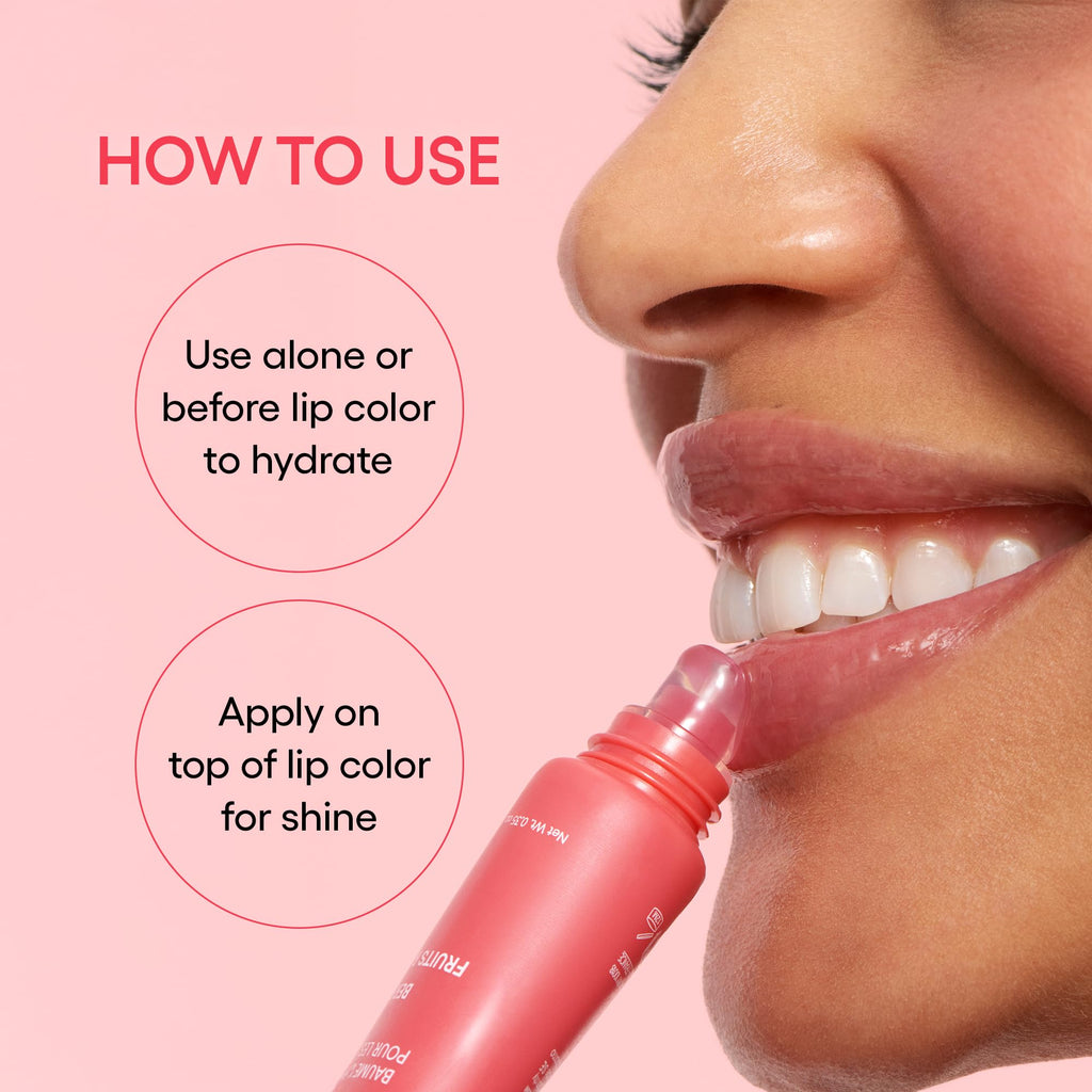 LANEIGE Lip Glowy Balm, Grapefruit: Sheer Tinted Lip Moisturizer with Shea Butter, for Hydrating Shine & Soft Lips - TrustMedUSA