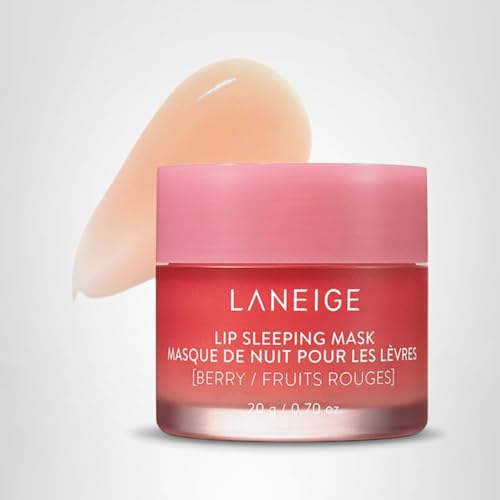 LANEIGE Lip Sleeping Mask, Berry: Nourishing Overnight Lip Treatment with Vitamin C, Shea & Murumuru Butter - TrustMedUSA