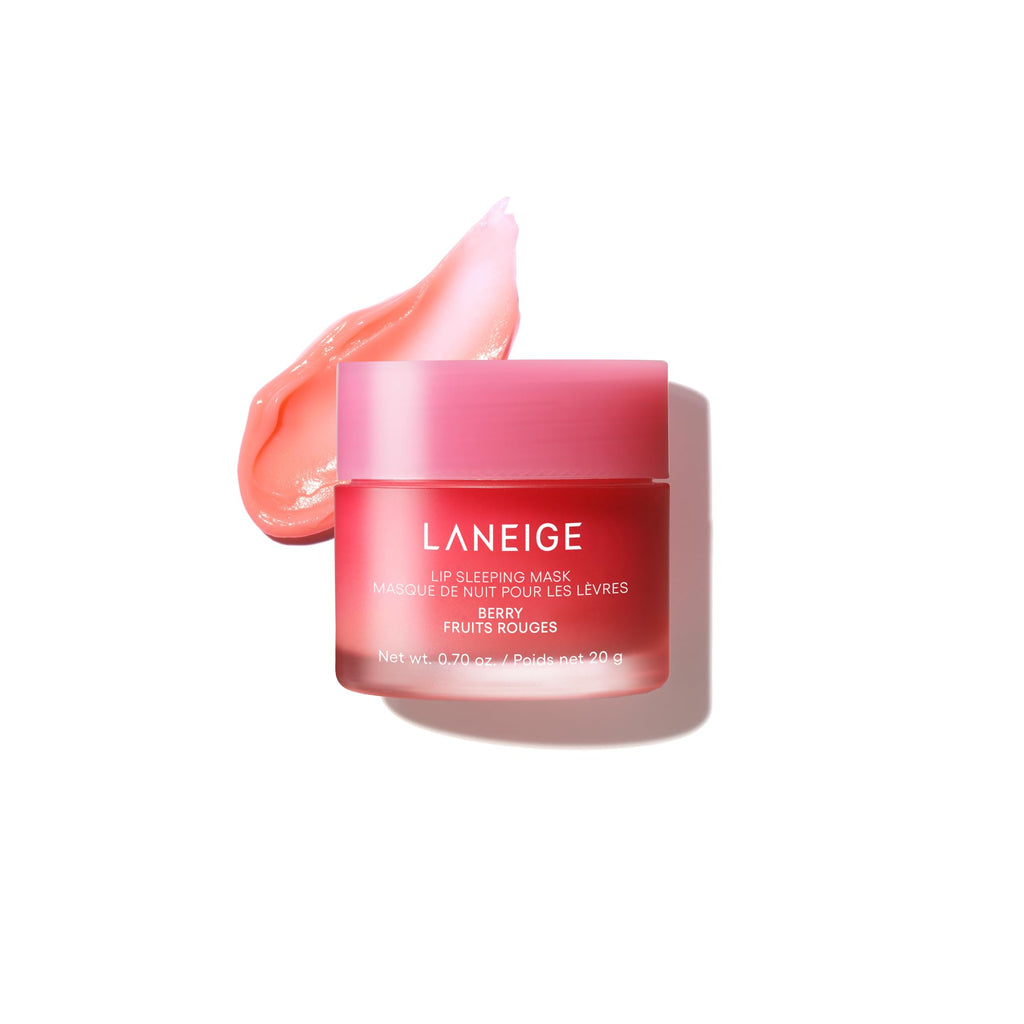 LANEIGE Lip Sleeping Mask, Berry: Nourishing Overnight Lip Treatment with Vitamin C, Shea & Murumuru Butter - TrustMedUSA