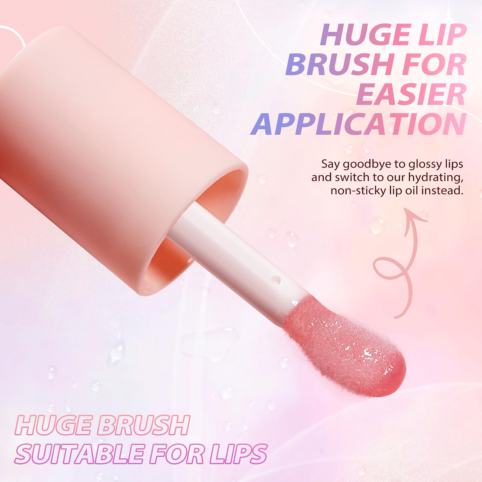 LANGMANNI Moisturizing Lip Oil,No-Sticky Lip Gloss Lip Balm Lip Care,Fruit Flavoured Lip Oil For Dry Lip's Moisturizing Hydrating And Nourishing ((Strawberry)) - TrustMedUSA