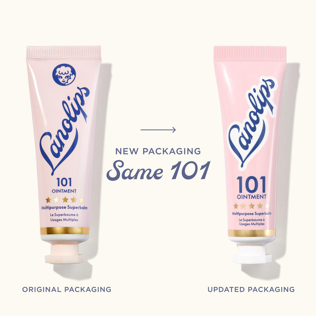 Lanolin 101 Multipurpose Ointment - Lanolin Lip Balm & Healing Ointment for Skin Barrier Repair - Moisturizer for Dry Lips, Cuticles & Elbows - No Petroleum Formula - Original Superbalm (0.52 oz) - TrustMedUSA
