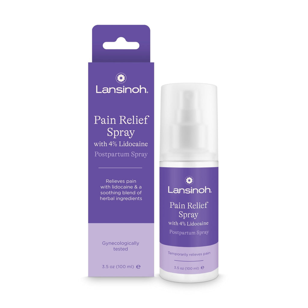 Lansinoh 4% Lidocaine Perineal Spray, Pain Relief for Postpartum Care, 3.5 Ounces - TrustMedUSA