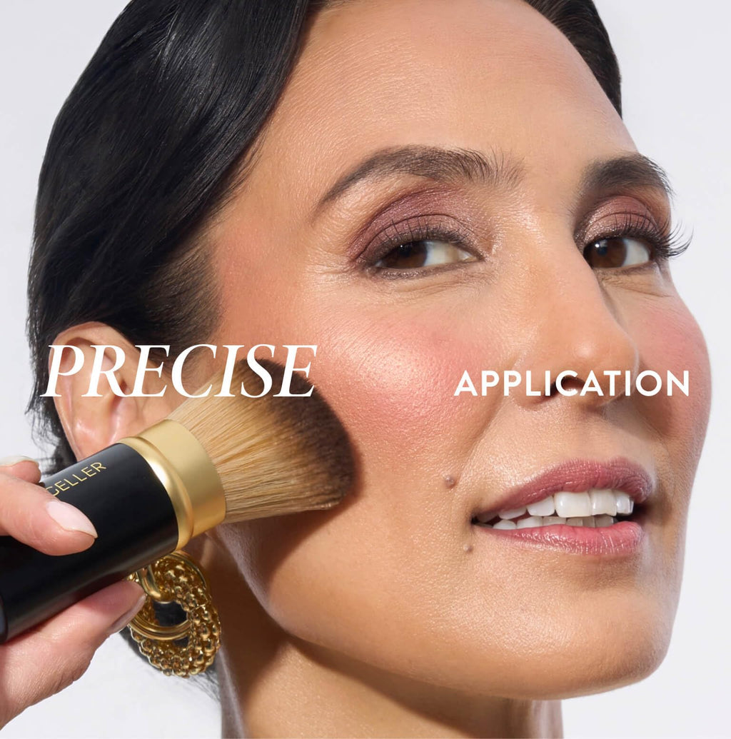 LAURA GELLER NEW YORK Cosmetic Professional Makeup Brushes - Cruelty-Free 02 Retractable Angled Kabuki Brush - TrustMedUSA
