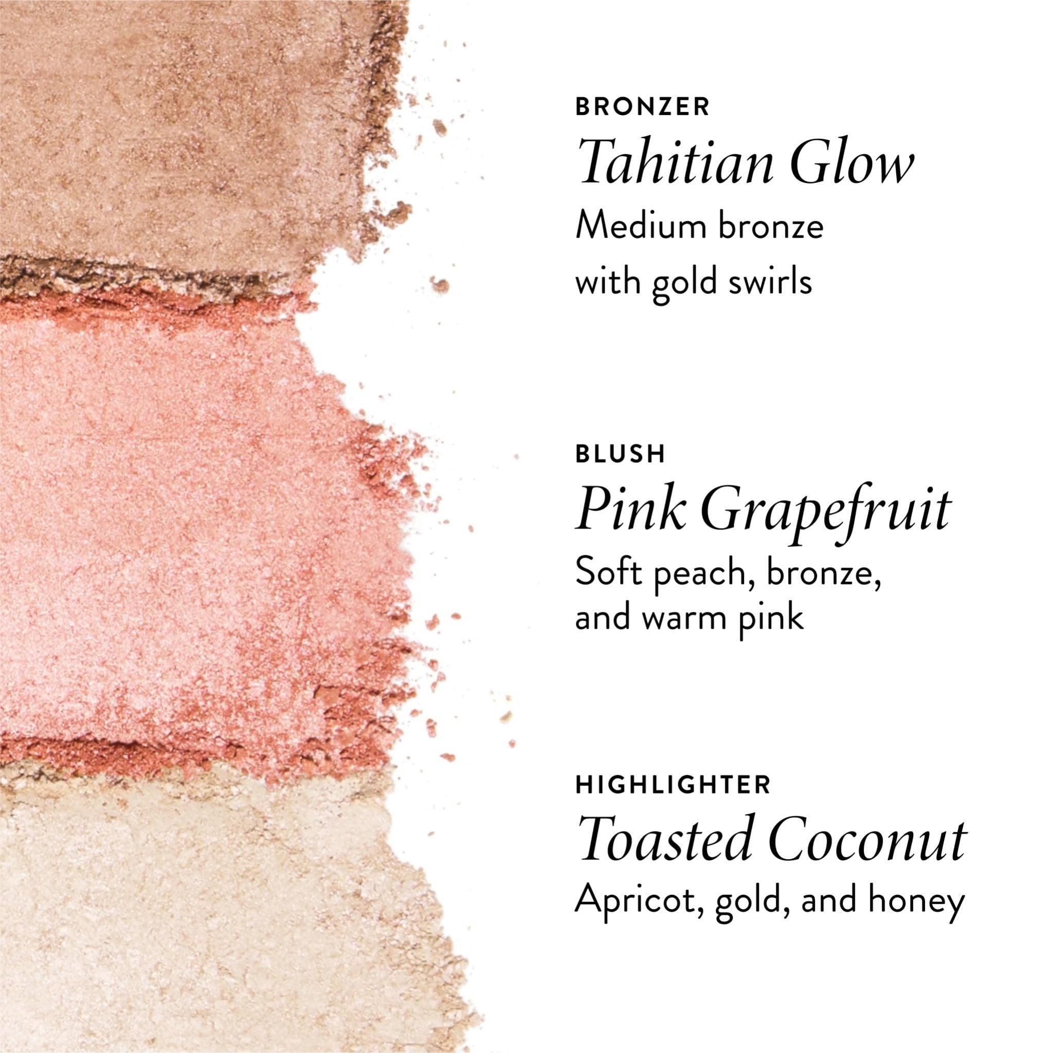 LAURA GELLER NEW YORK Geller's Greatest Lift-n-Glow Baked Trio Palette - Highlighter, Blush, Bronzer - All Skin Tones - TrustMedUSA